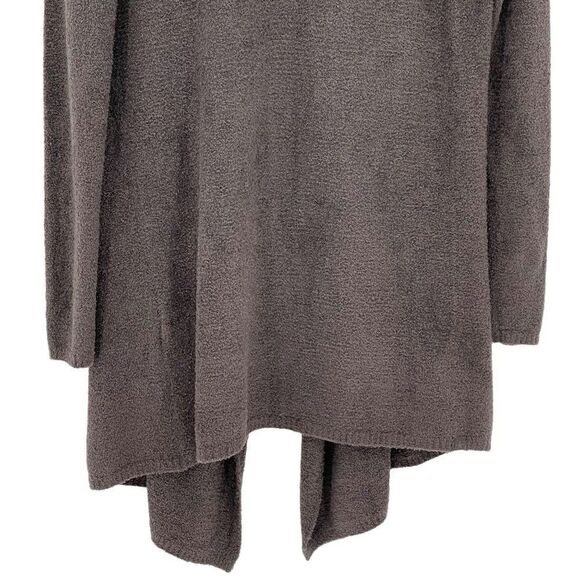 Barefoot Dreams Cozy Chic Lite Island Wrap Cardigan Sweater Carbon Gray S/M - Picture 10 of 12